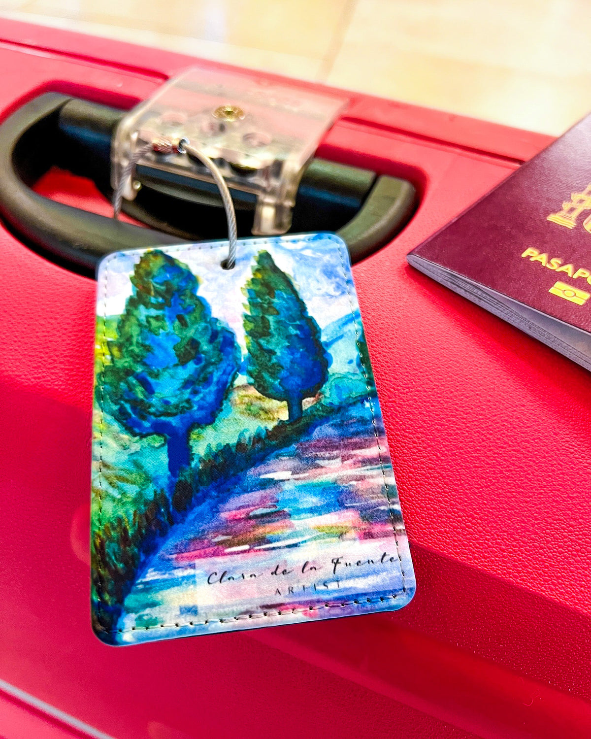 Peaceful Time Luggage Art Tag