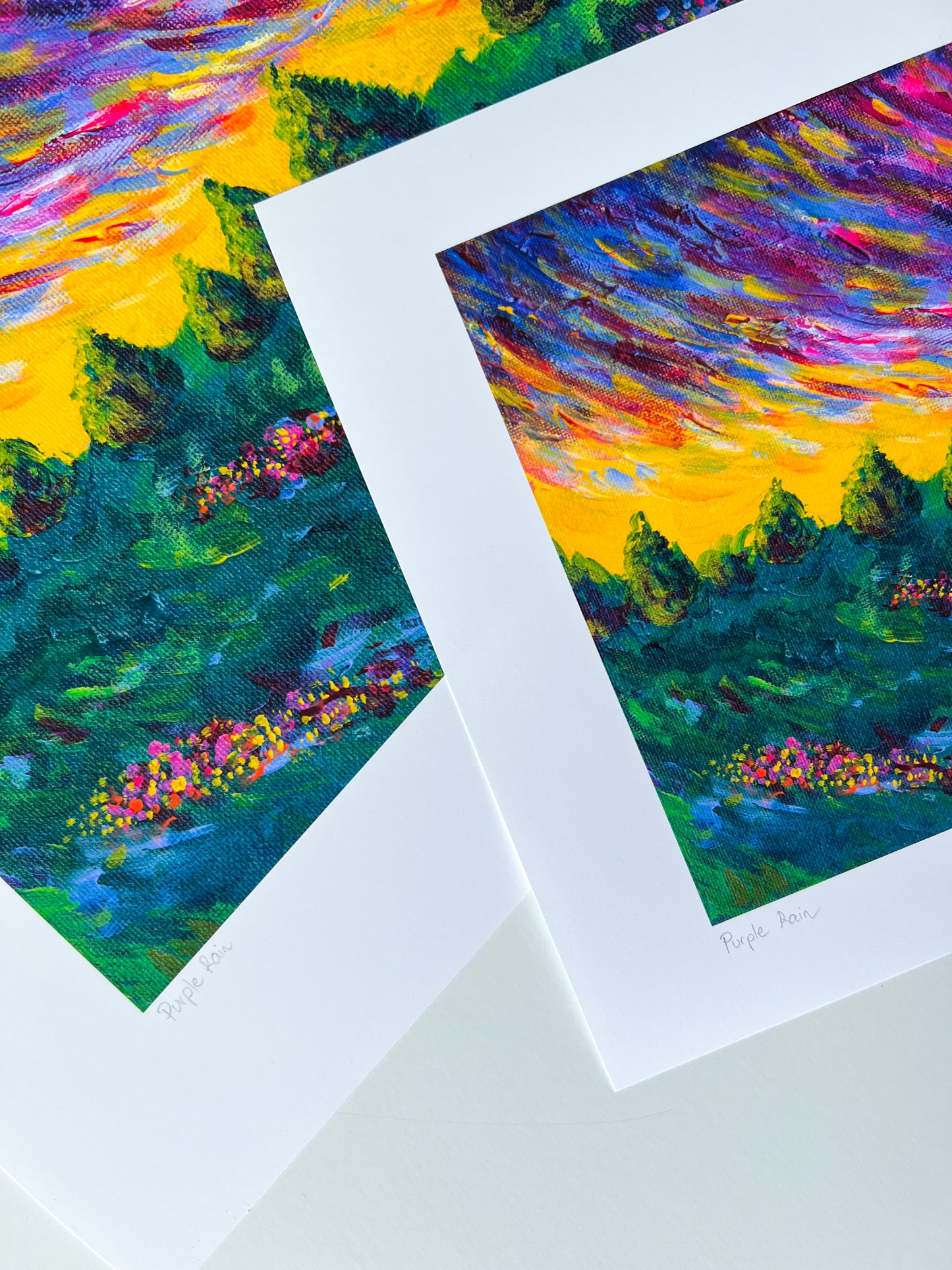 Purple Rain Art Print