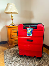 Load image into Gallery viewer, Fire Luggage Art Tag