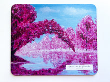 Load image into Gallery viewer, Cherry Blossom art mousepad 
