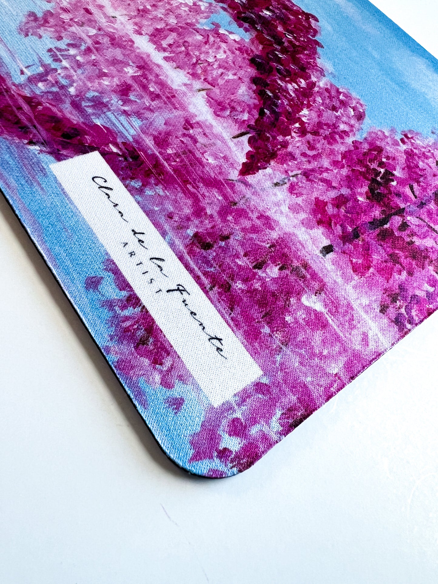Close up of Cherry Blossom art mousepad