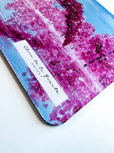 Load image into Gallery viewer, Close up of Cherry Blossom art mousepad