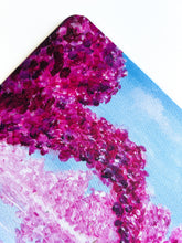 Load image into Gallery viewer, Close up of Cherry Blossom art mousepad 
