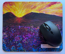 Load image into Gallery viewer, Montana fields art mousepad with an mouse