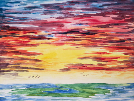 I'm teaching watercolor online!! and FREE!