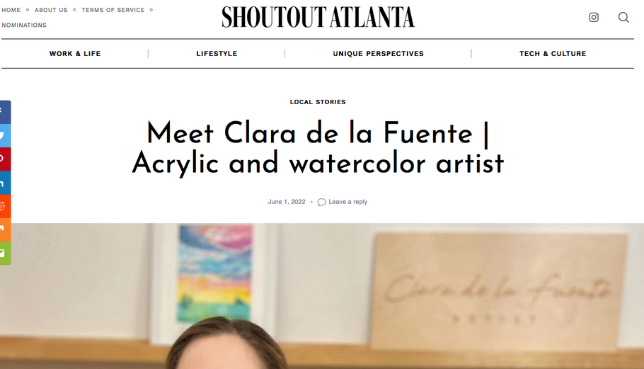 Got interviewed by Shoutout Atlanta!!!!!!