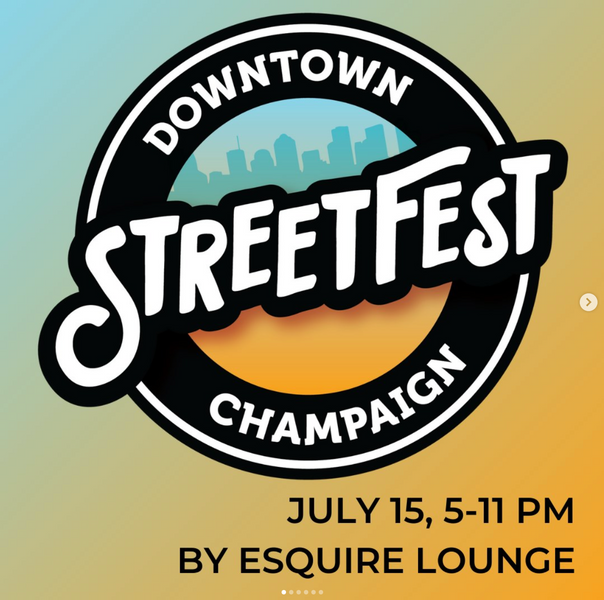 I'll be at Street Fest Champaign!