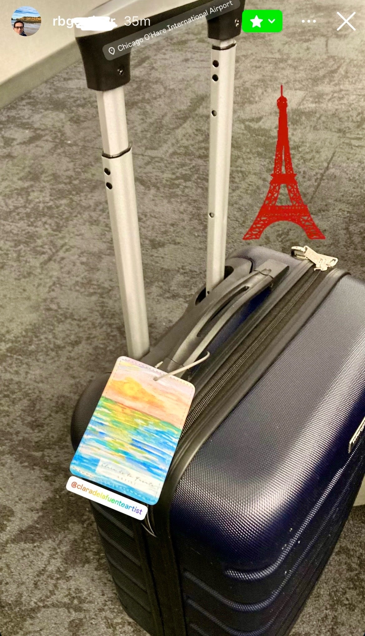 Luggage Tag — St Joe's Sunset