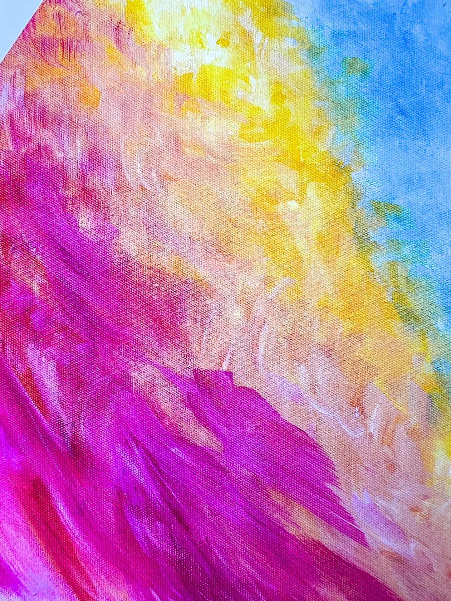 Sunrise in the  Fields Art Print