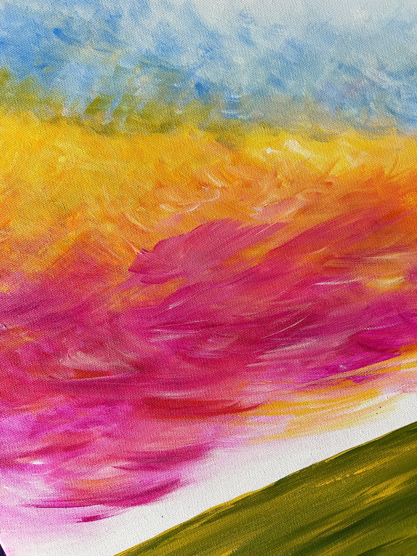 Sunrise in the Fields