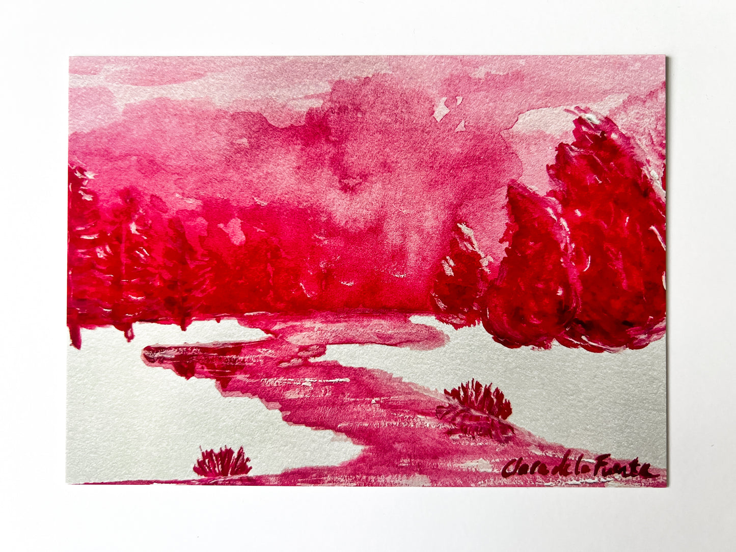 Crimson Creek Art Print