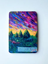 Load image into Gallery viewer, Purple Rain Luggage Art Tag
