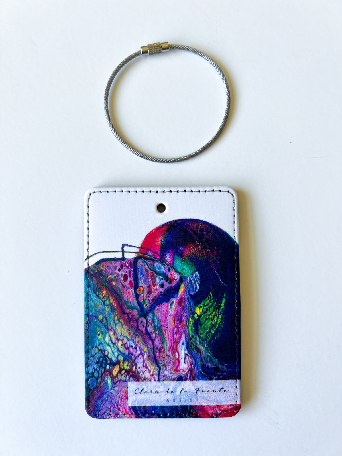 The Kiss Luggage Art Tag