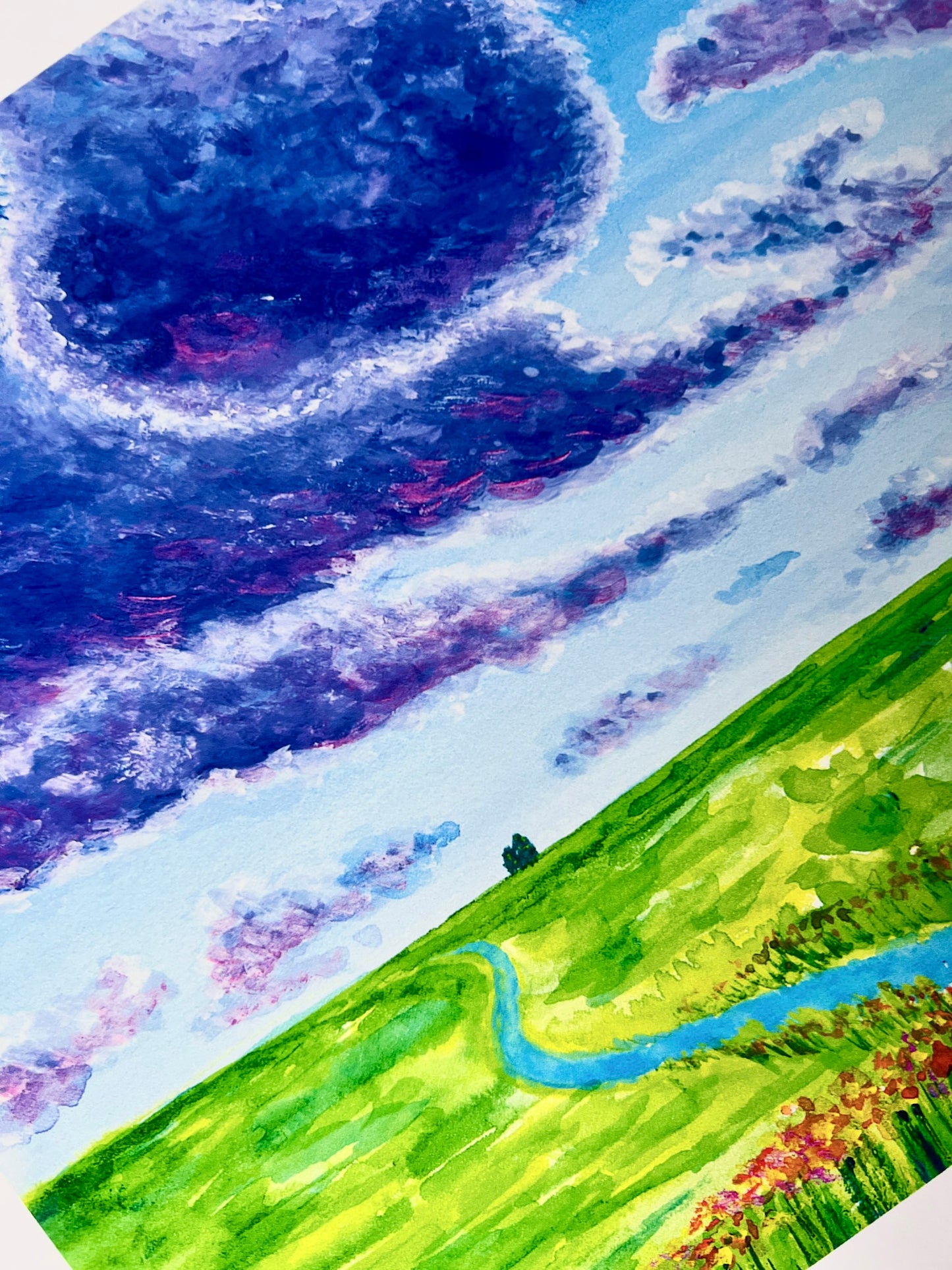 Big Ditch of Champaign Urbana Art Print