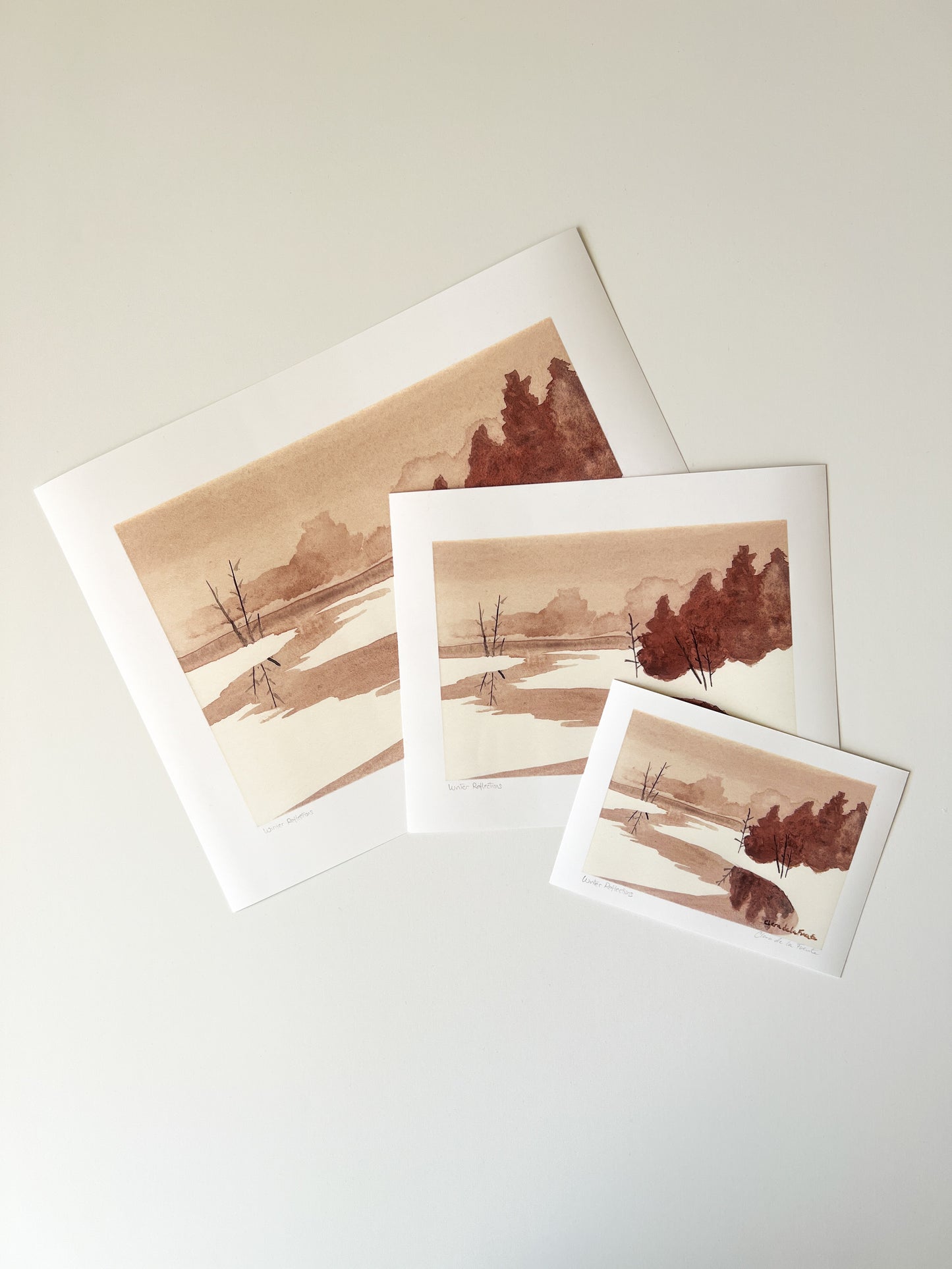 Winter Reflections Art Print