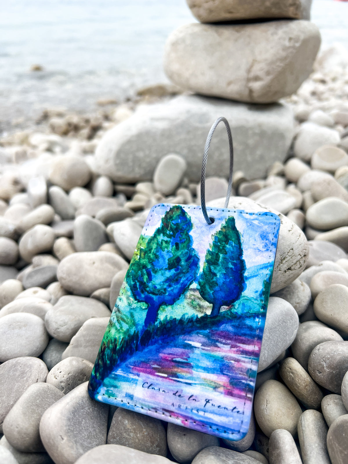 Peaceful Time Luggage Art Tag