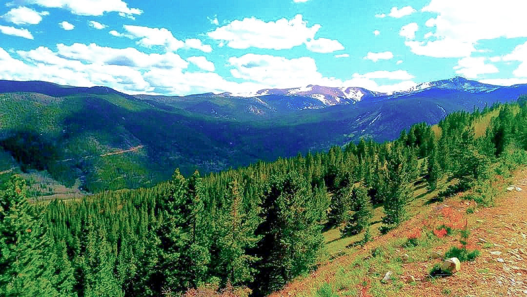 Colorado Mountains Art Print