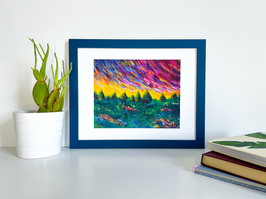 Purple Rain Art Print