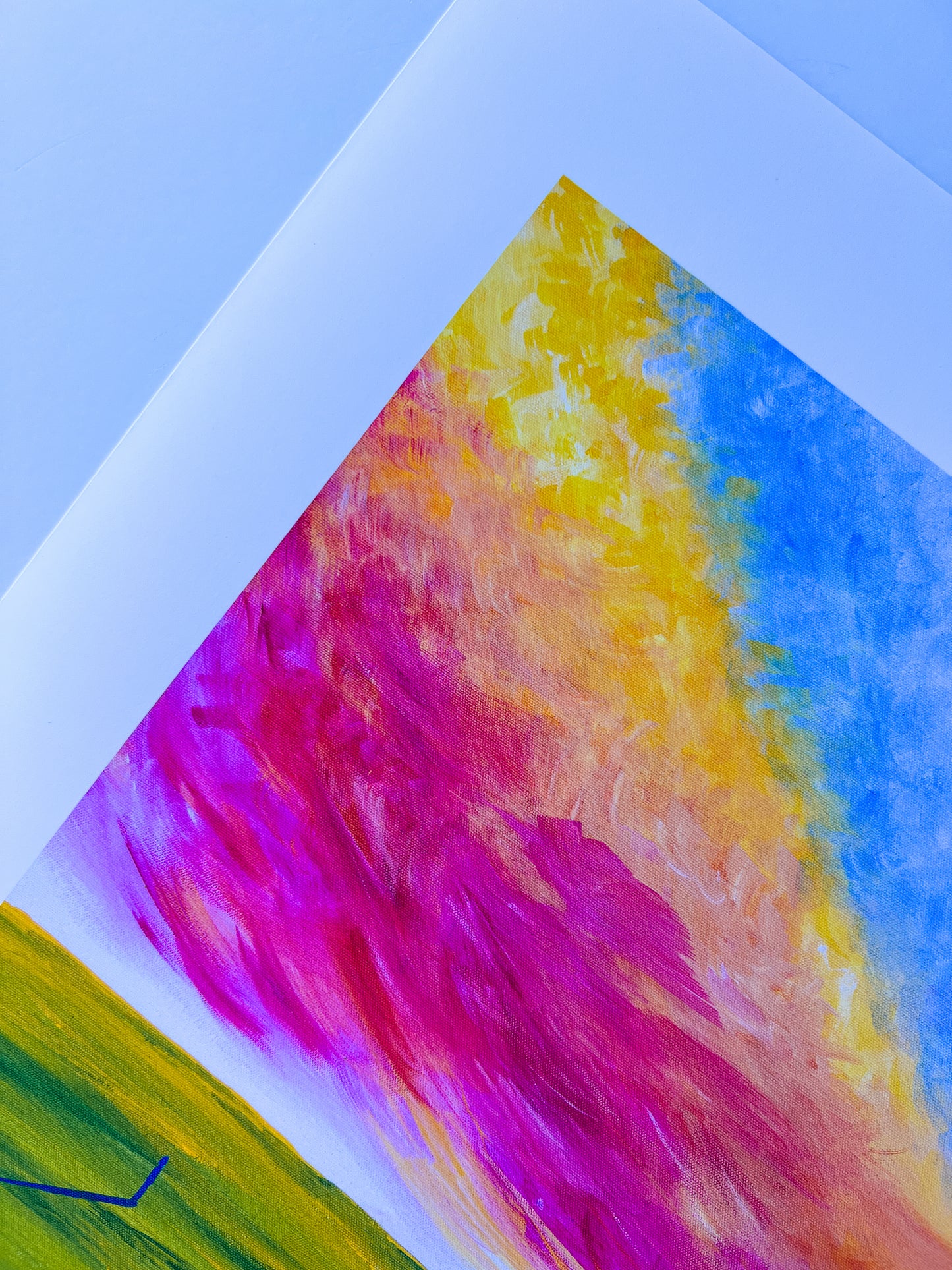 Sunrise in the  Fields Art Print