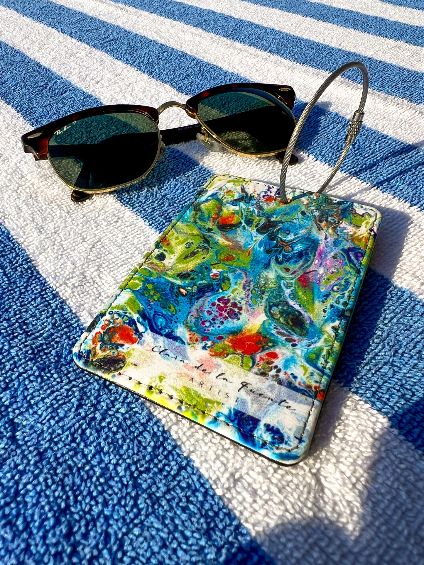 Butterflies Luggage Art Tag