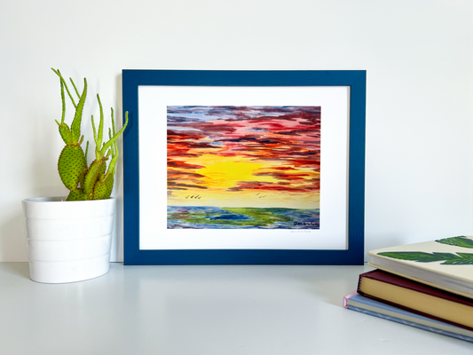Fire Sky Art Print