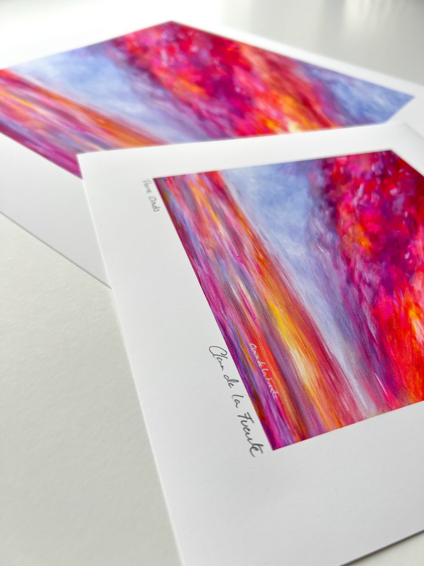 Flame Clouds Art Print