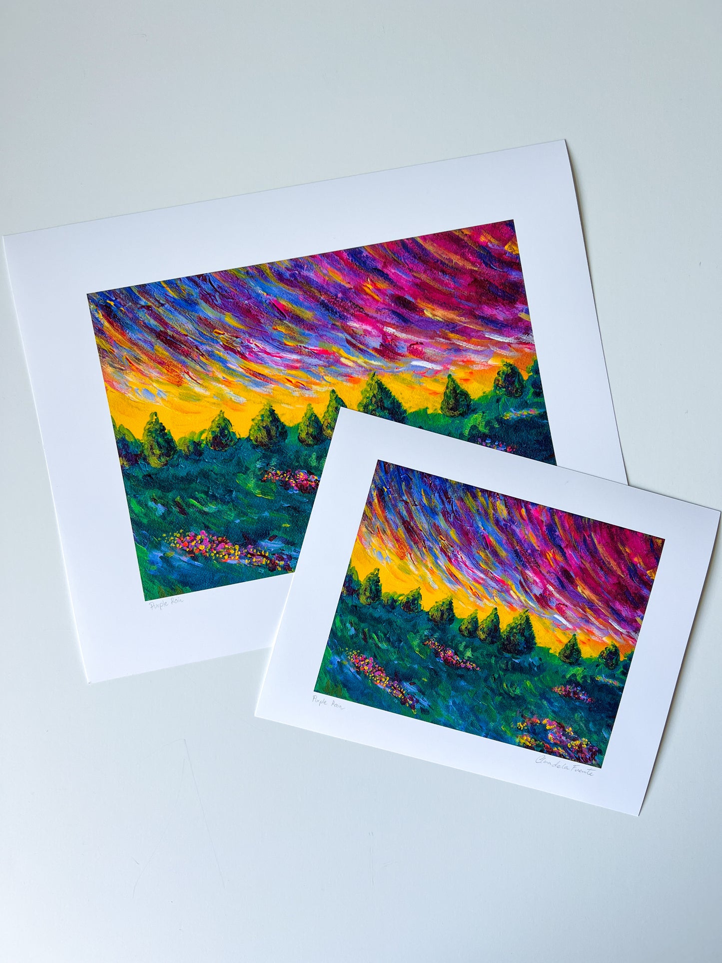 Purple Rain Art Print