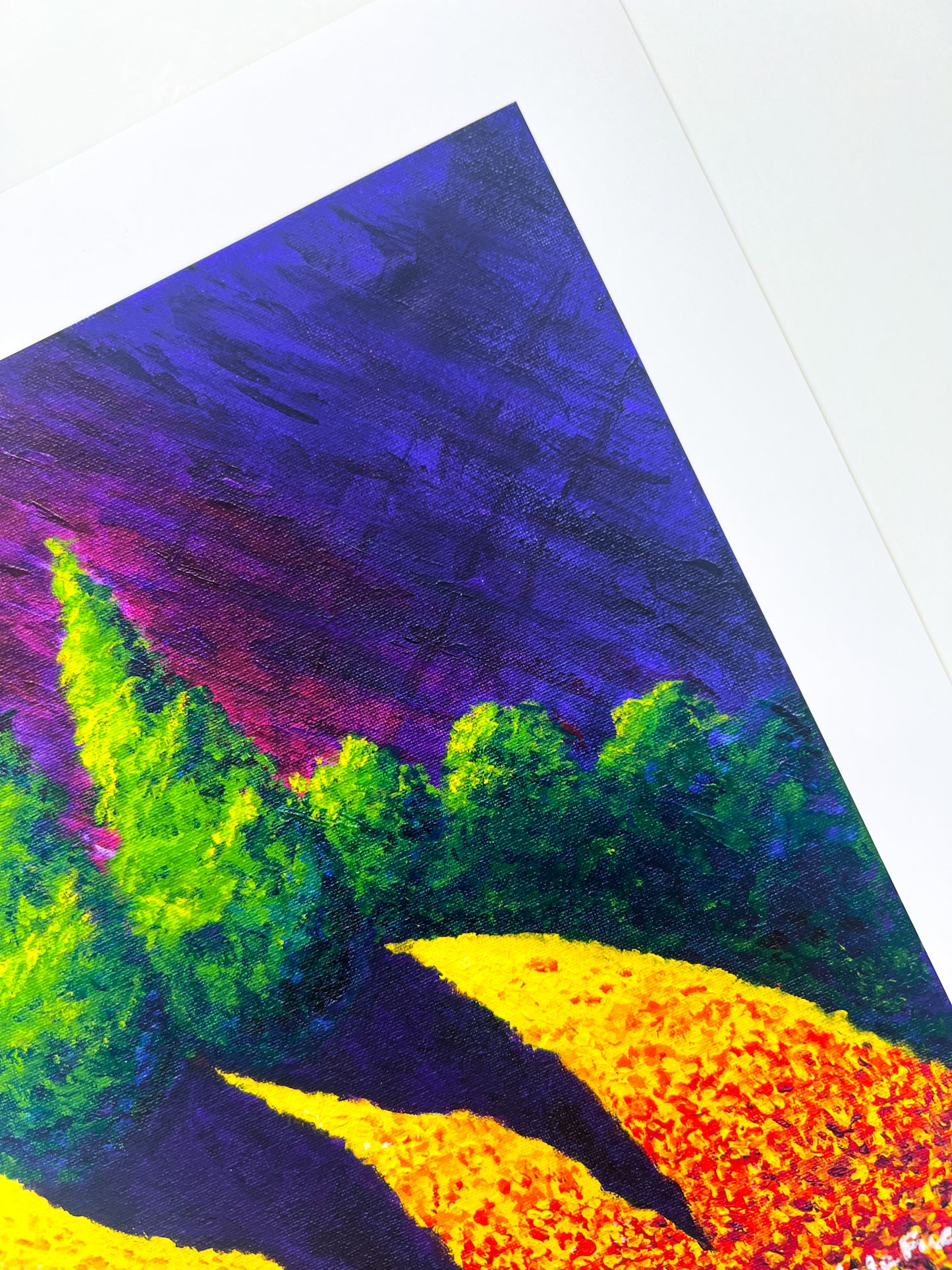 Prairie with Trees Art Print