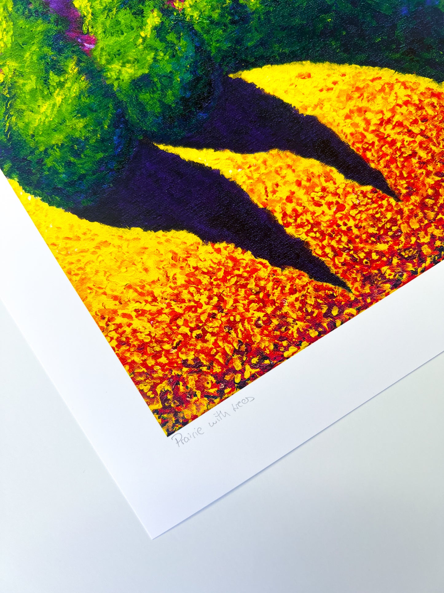 Prairie with Trees Art Print