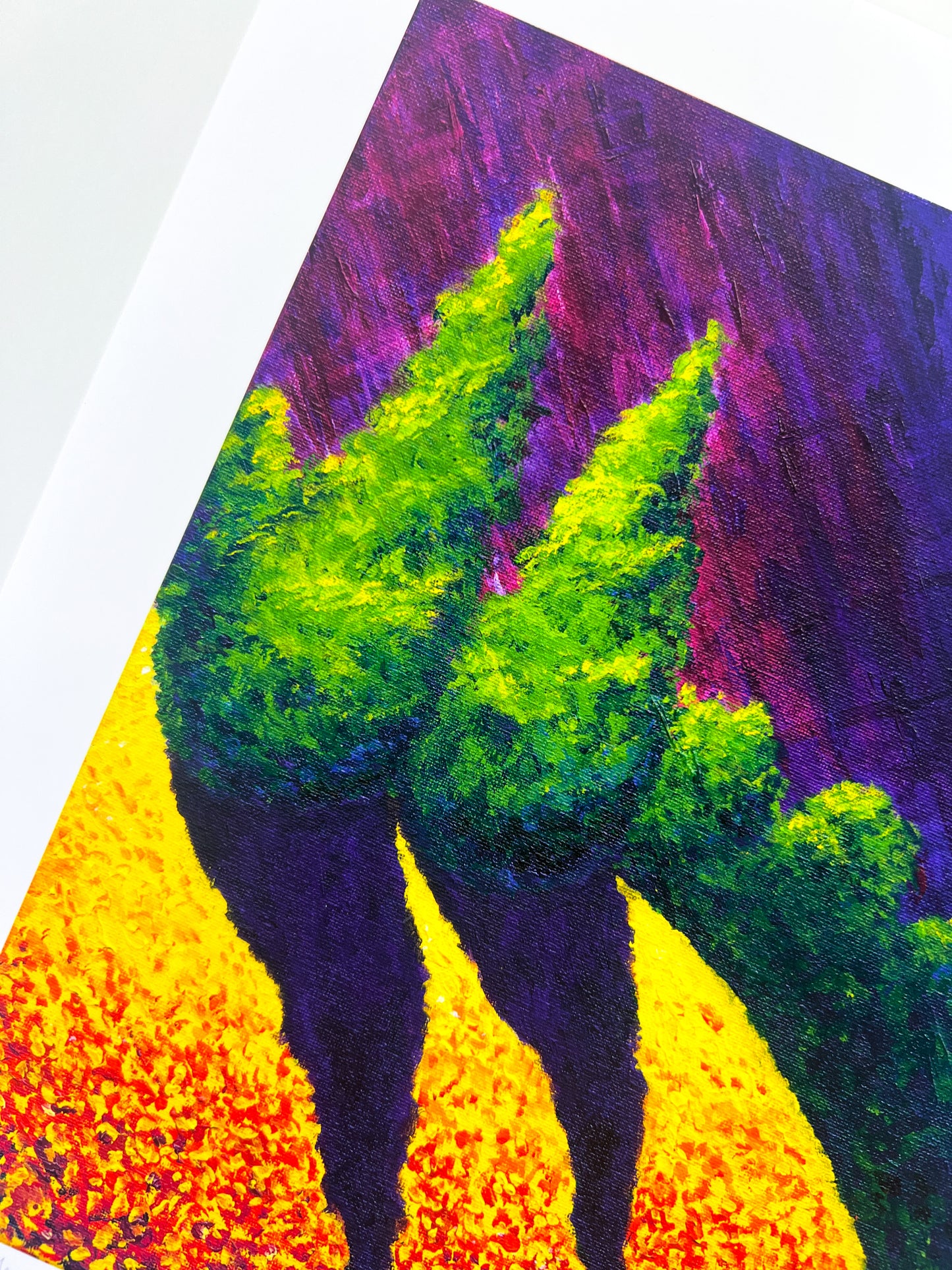 Prairie with Trees Art Print