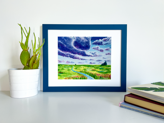 Big Ditch of Champaign Urbana Art Print