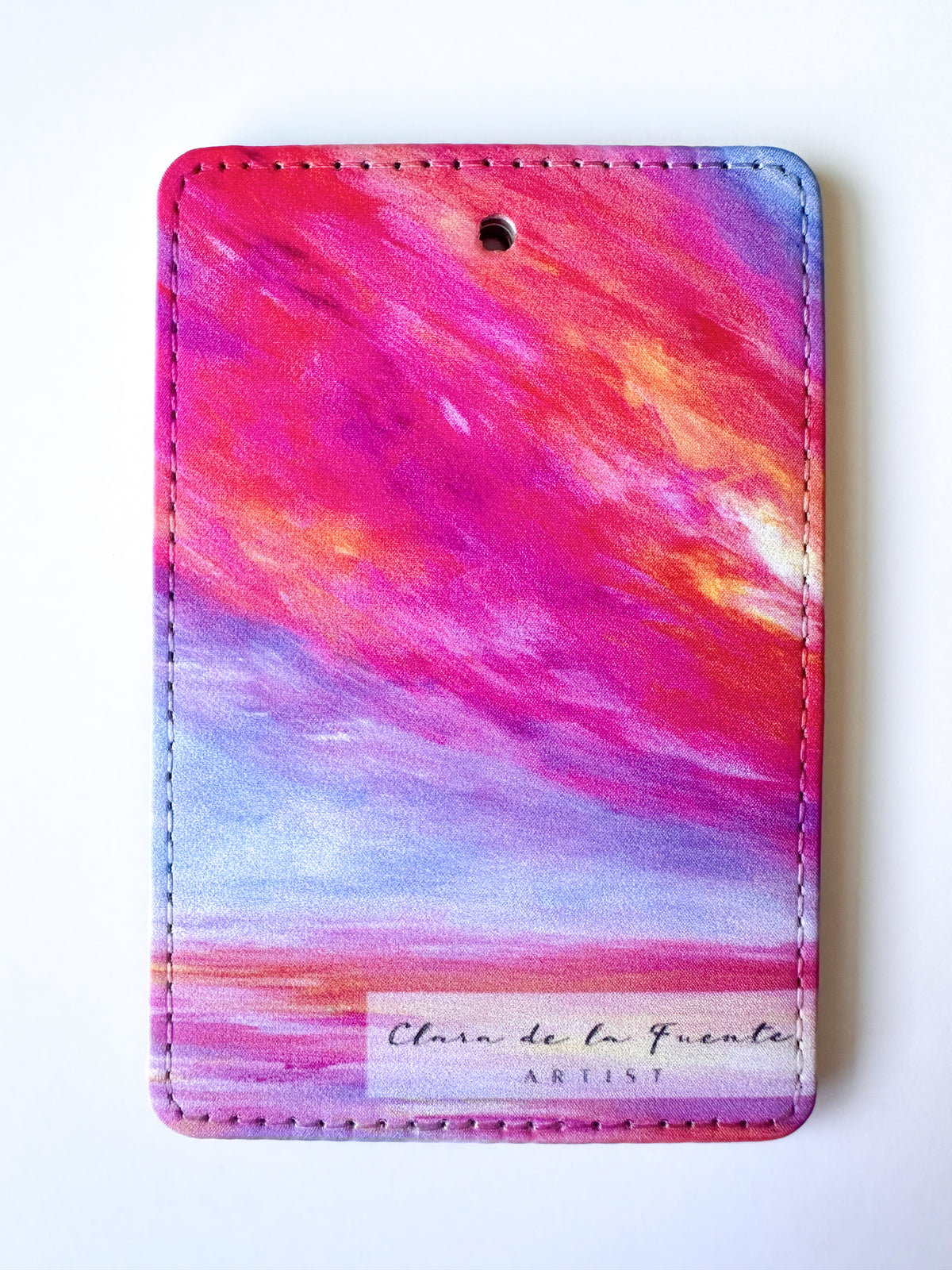Flame Clouds Luggage Art Tag