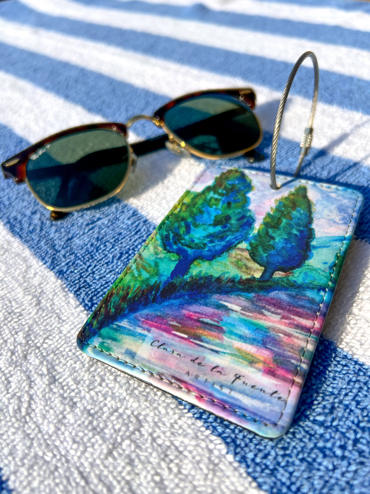 Peaceful Time Luggage Art Tag