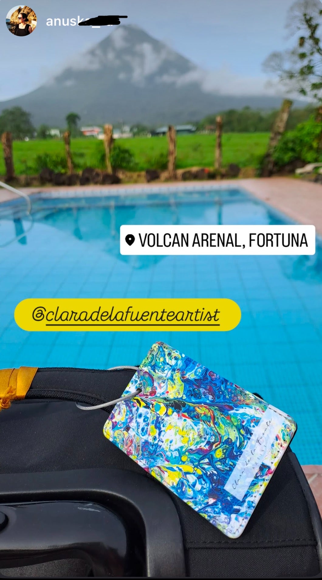 Luggage Tag — Fire