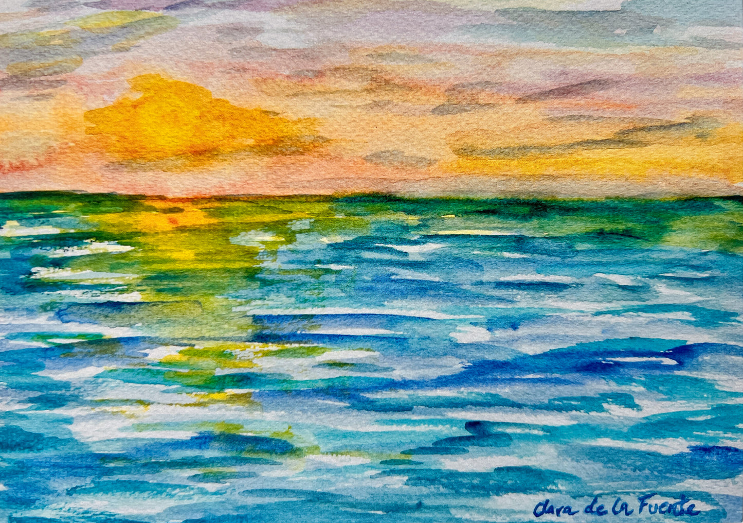 Sunset in St Joe’s Pier Art Print