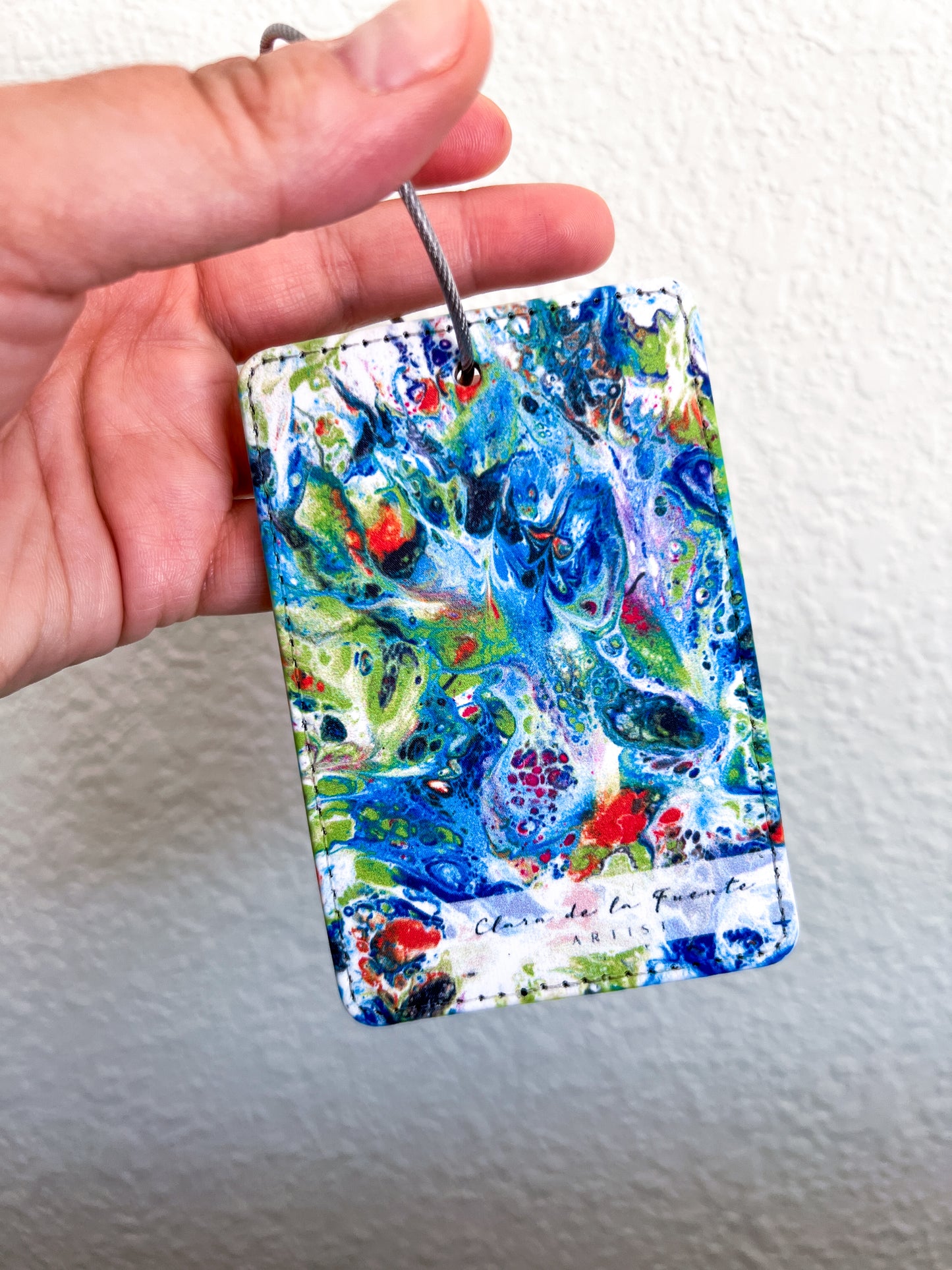 Butterflies Luggage Art Tag