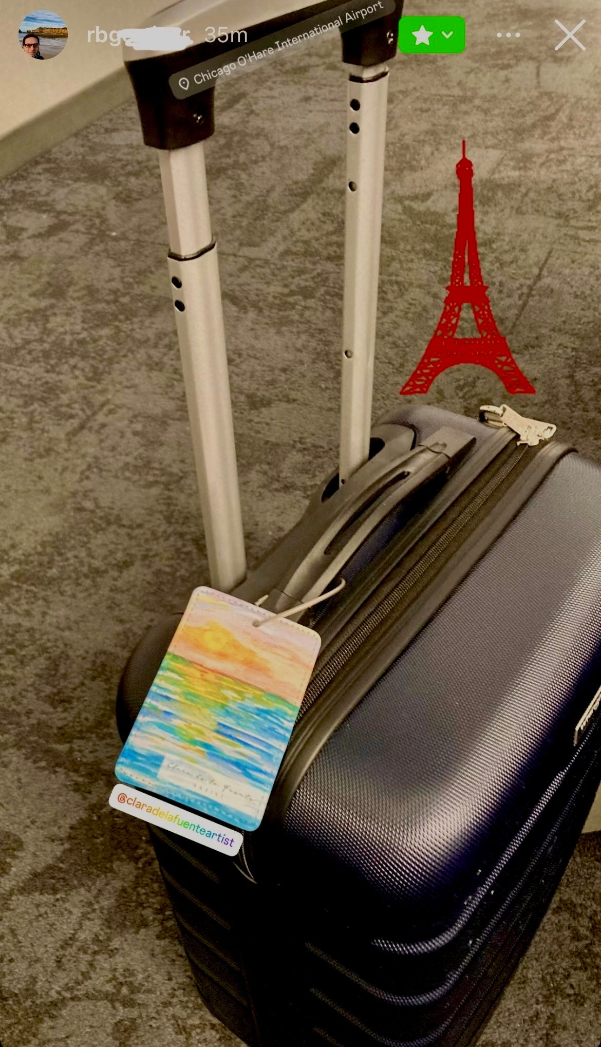 Luggage Tag — St Joe's Sunset