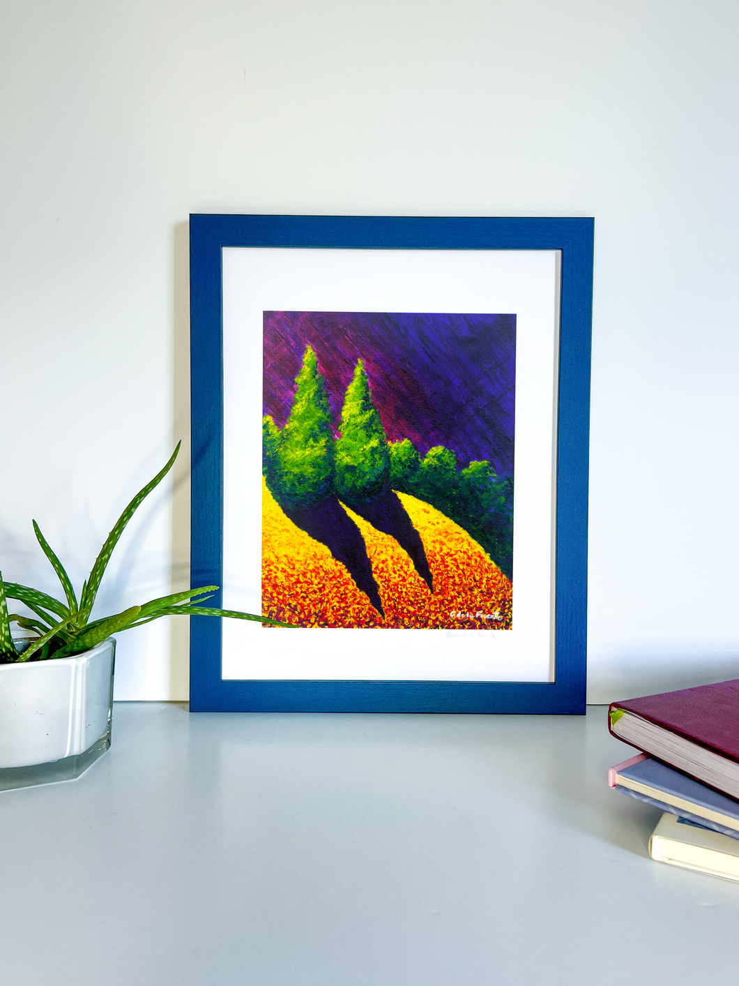 Prairie with Trees Art Print