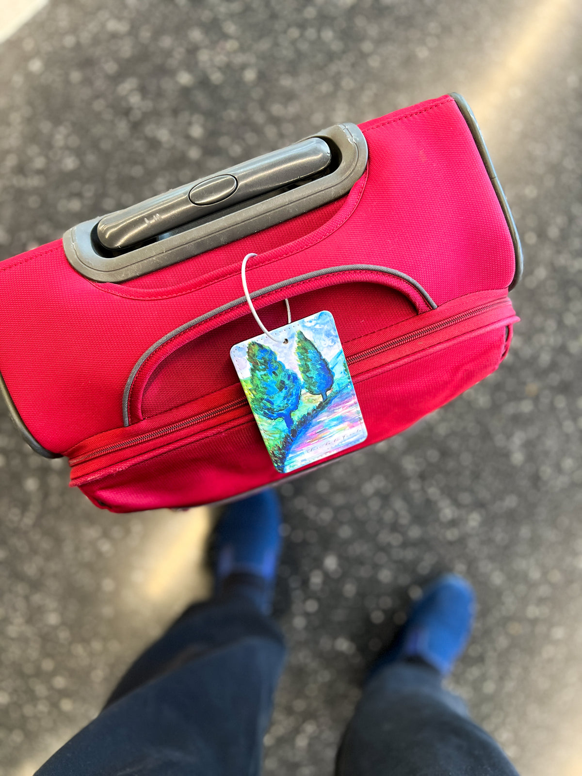 Peaceful Time Luggage Art Tag