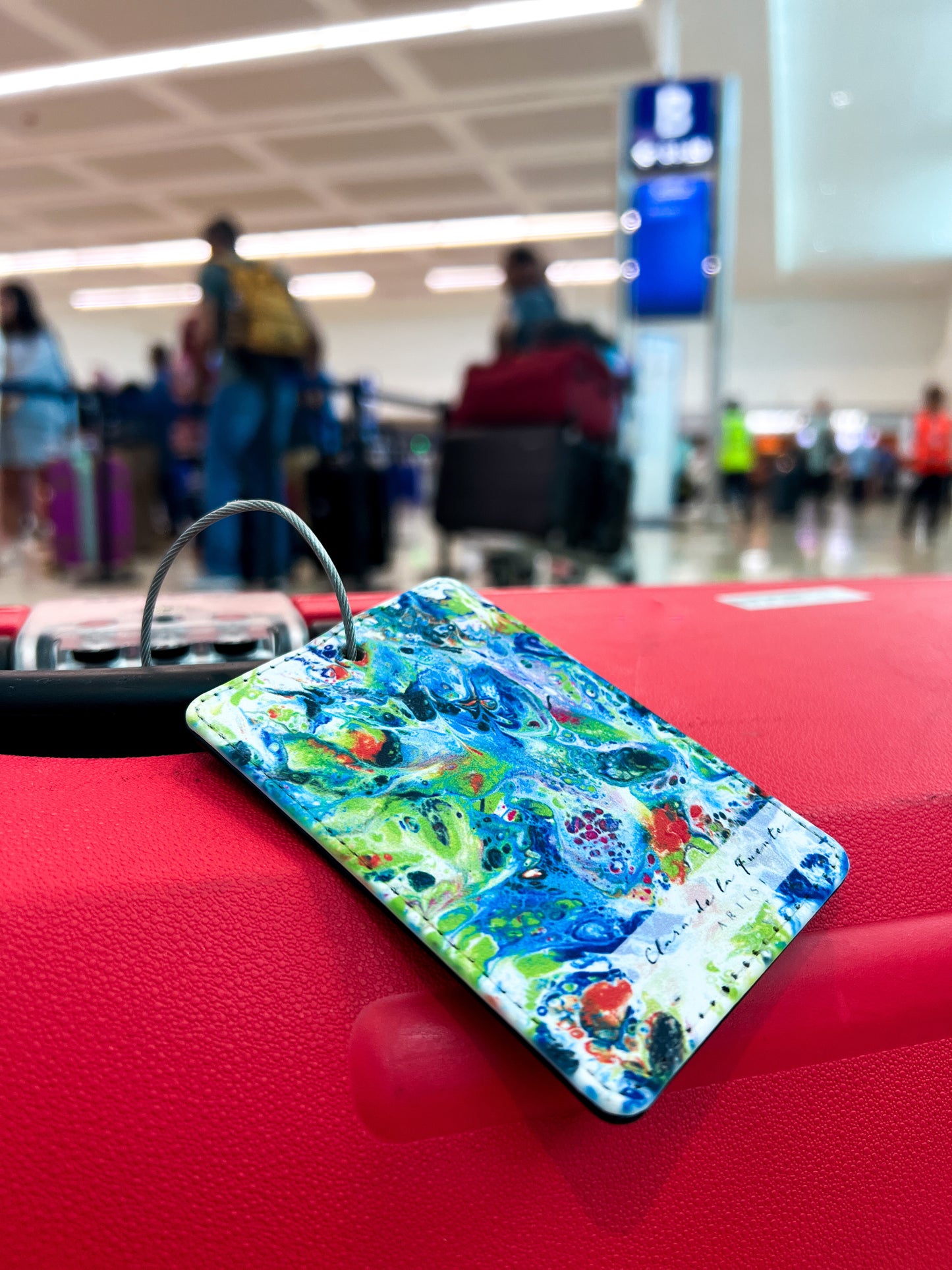 Butterflies Luggage Art Tag