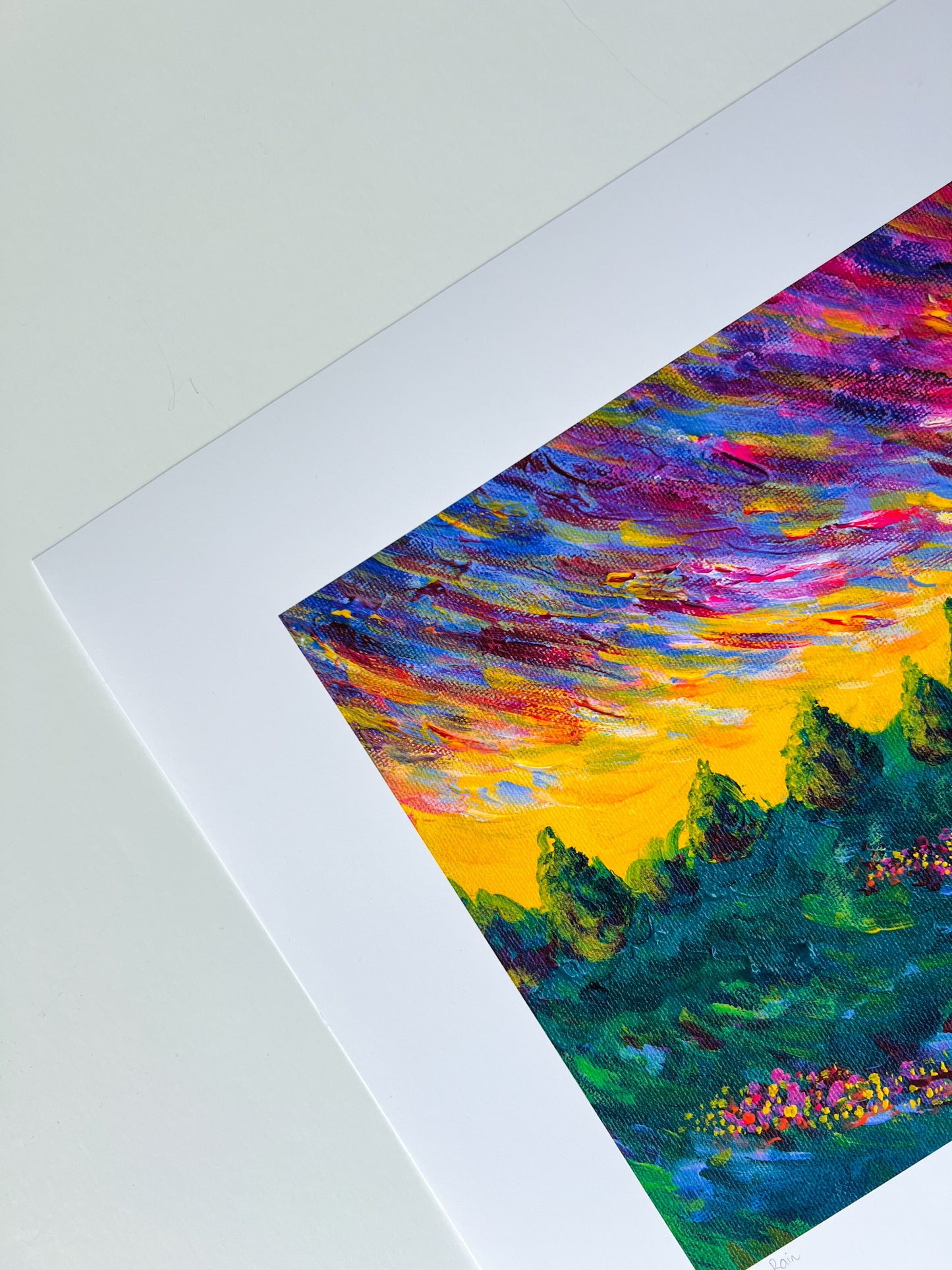 Purple Rain Art Print