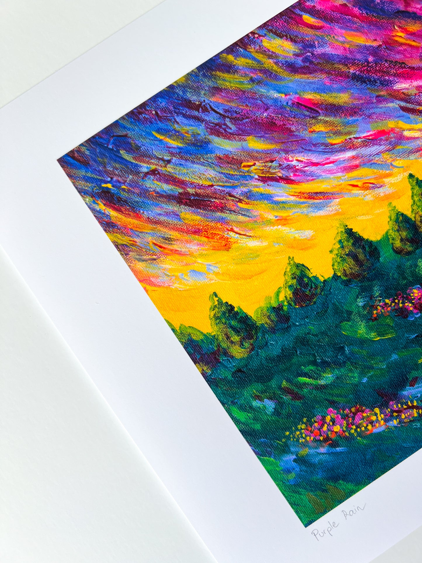 Purple Rain Art Print