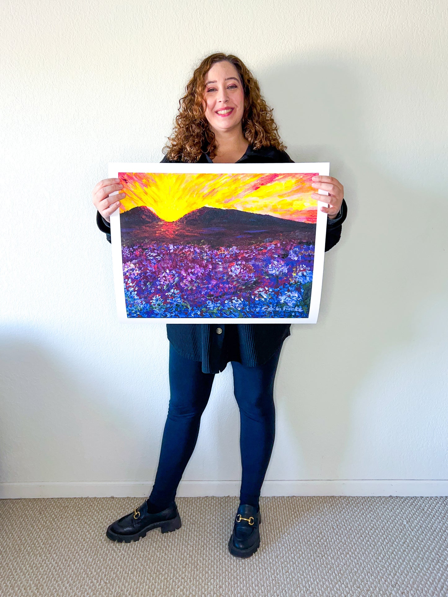 Montana Fields Art Print