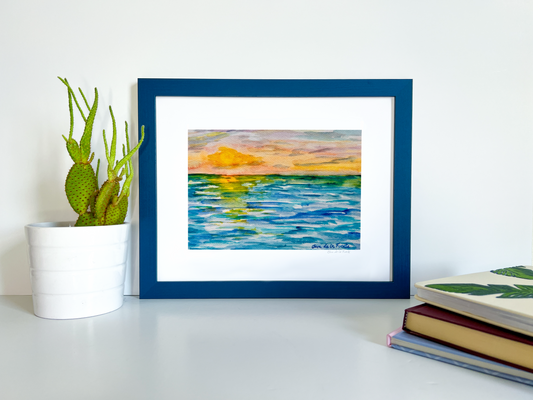 Sunset in St Joe’s Pier Art Print
