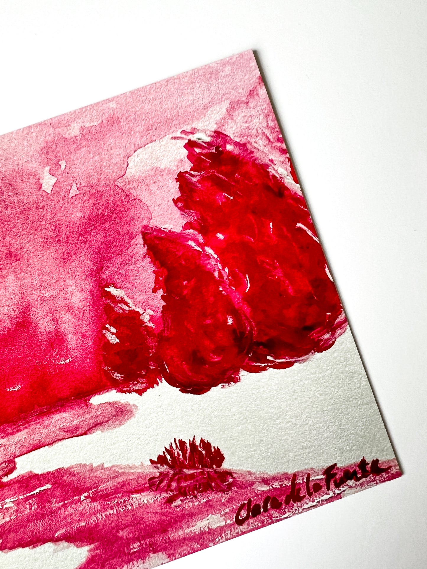 Crimson Creek Art Print