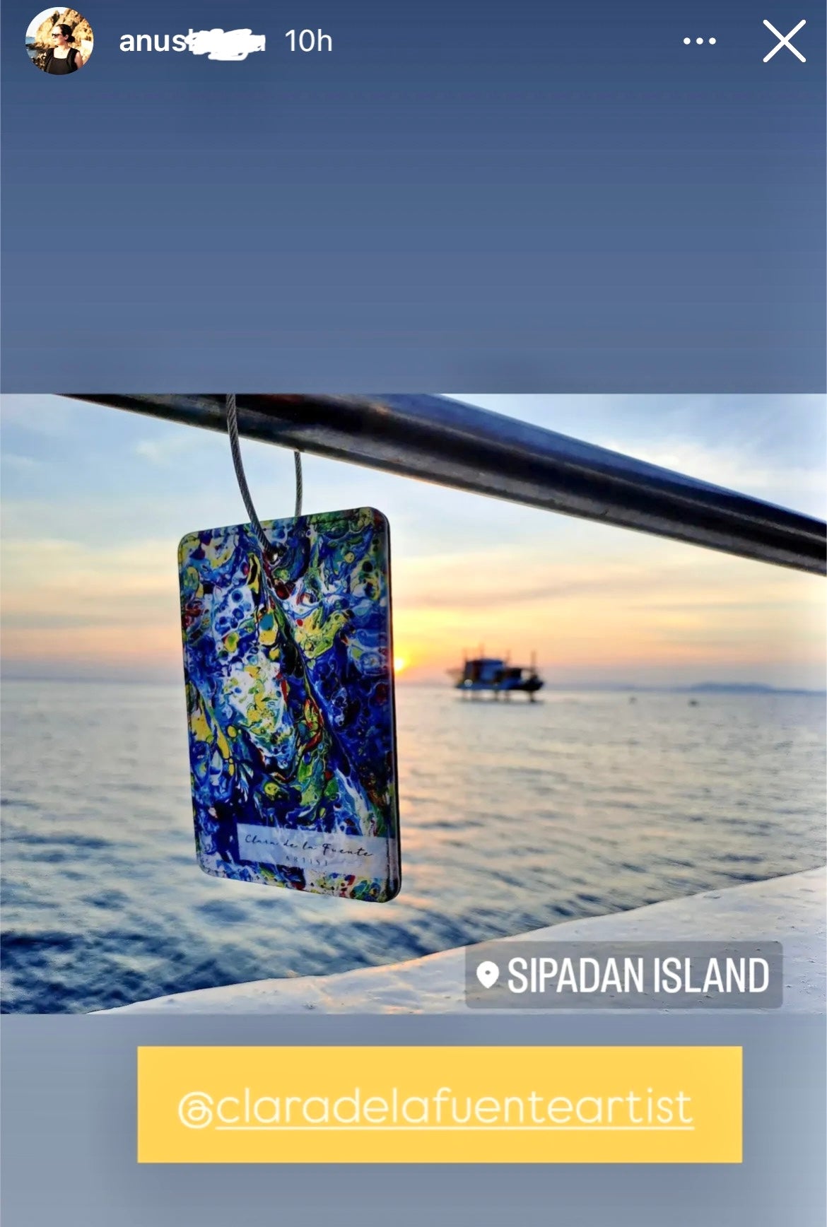 Luggage Tag — Fire