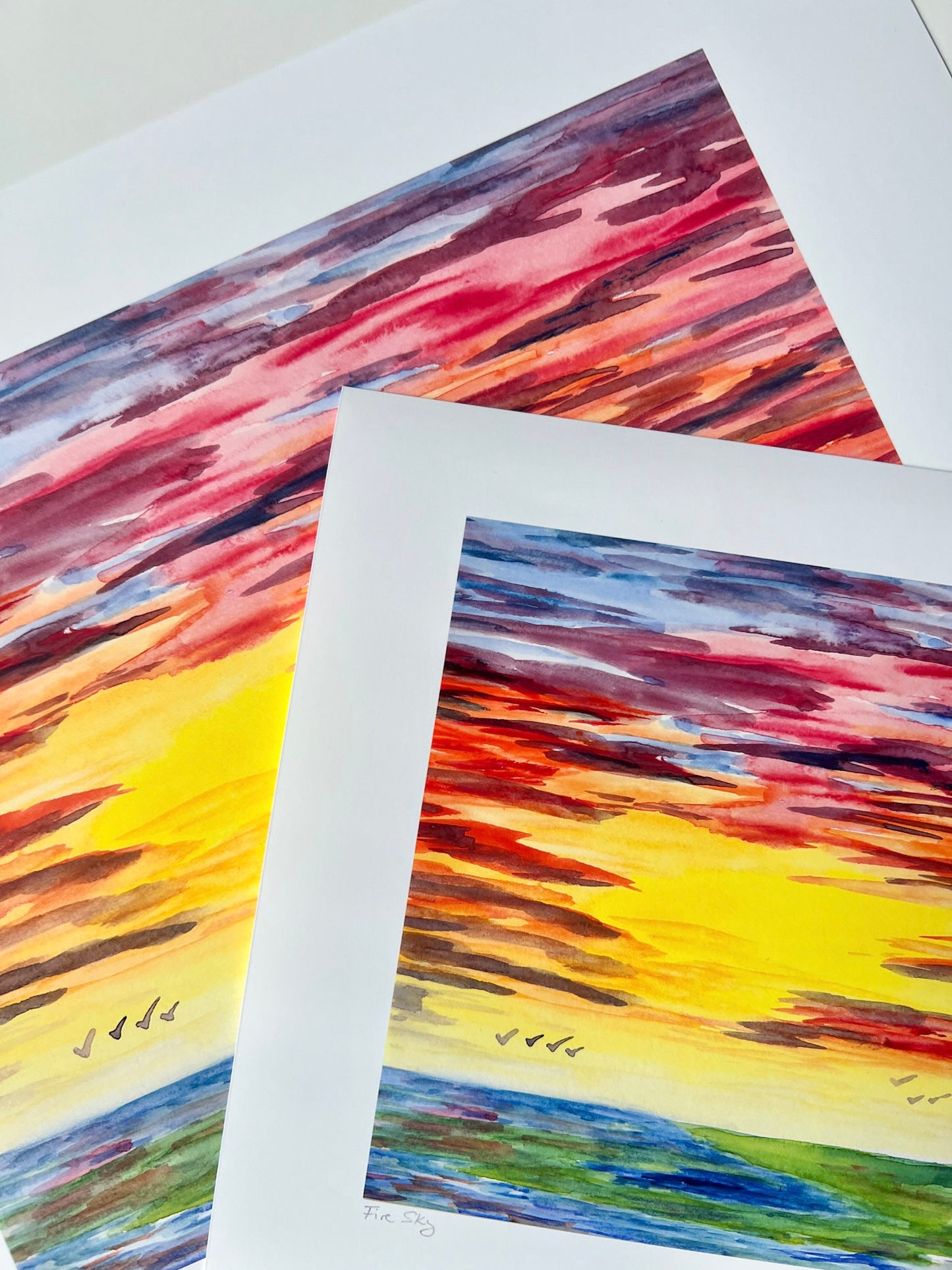 Fire Sky Art Print