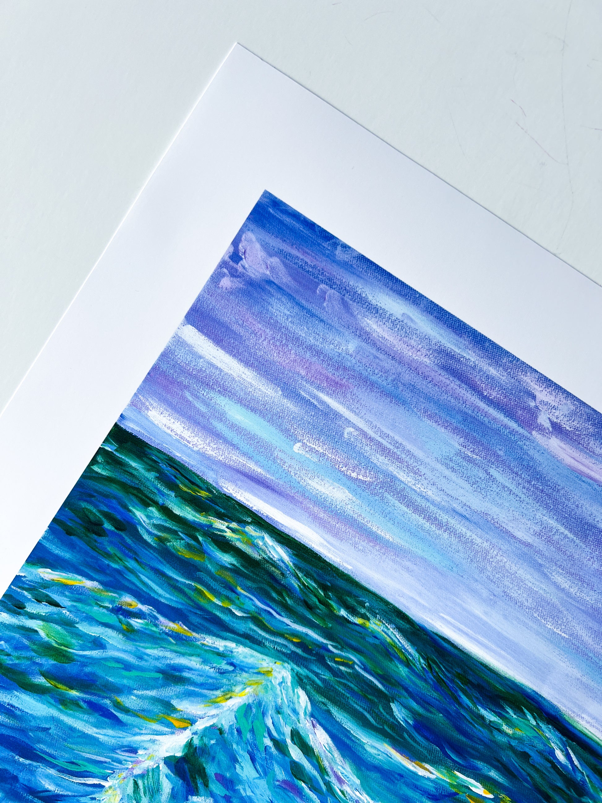 Another close up of seascape art print of West Beach in Indiana Dunes National Park during female solo trip