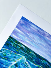 Load image into Gallery viewer, Another close up of seascape art print of West Beach in Indiana Dunes National Park during female solo trip
