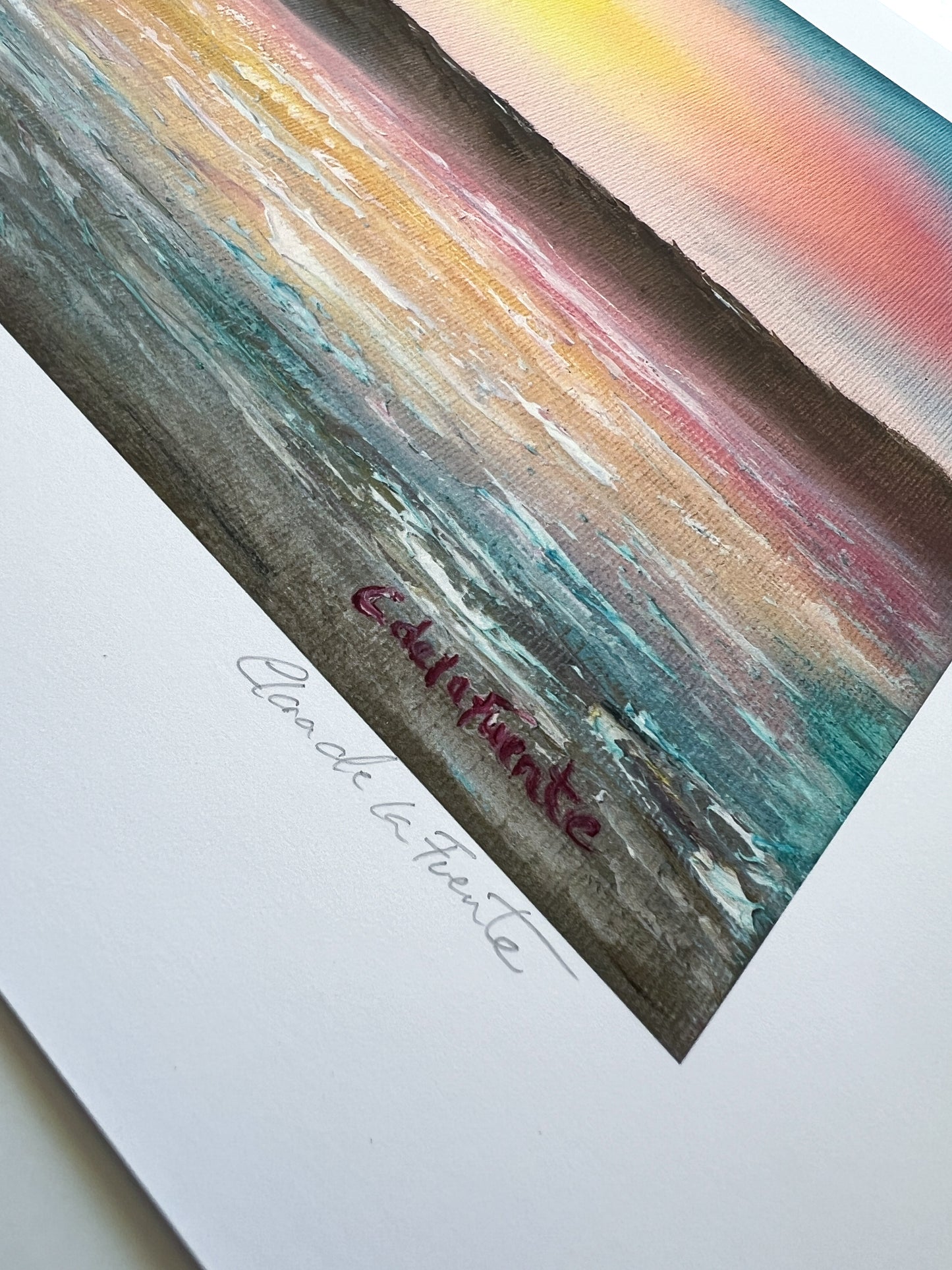Sunset in Hawaii Art Print